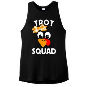 Thanksgiving Day Running Turkey Trot Squad Gift Ladies PosiCharge Tri-Blend Wicking Tank