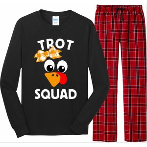 Thanksgiving Day Running Turkey Trot Squad Gift Long Sleeve Pajama Set