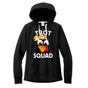 Thanksgiving Day Running Turkey Trot Squad Gift Women's Fleece Hoodie