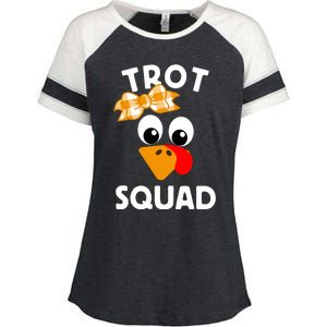 Thanksgiving Day Running Turkey Trot Squad Gift Enza Ladies Jersey Colorblock Tee