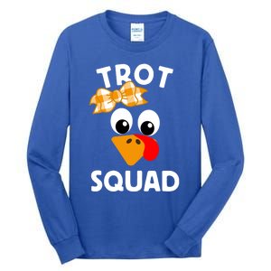 Thanksgiving Day Running Turkey Trot Squad Gift Tall Long Sleeve T-Shirt