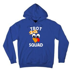 Thanksgiving Day Running Turkey Trot Squad Gift Tall Hoodie