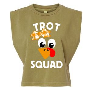 Thanksgiving Day Running Turkey Trot Squad Gift Garment-Dyed Women's Muscle Tee