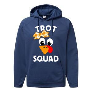 Thanksgiving Day Running Turkey Trot Squad Gift Performance Fleece Hoodie