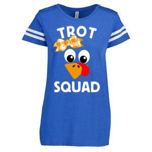 Thanksgiving Day Running Turkey Trot Squad Gift Enza Ladies Jersey Football T-Shirt