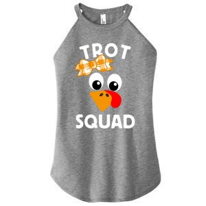 Thanksgiving Day Running Turkey Trot Squad Gift Women's Perfect Tri Rocker Tank