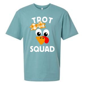 Thanksgiving Day Running Turkey Trot Squad Gift Sueded Cloud Jersey T-Shirt