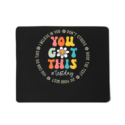 Test Day Rock The Test Teacher Testing Day You Got This Mousepad