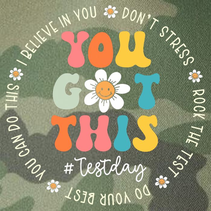 Test Day Rock The Test Teacher Testing Day You Got This Legacy Tie Dye Trucker Hat
