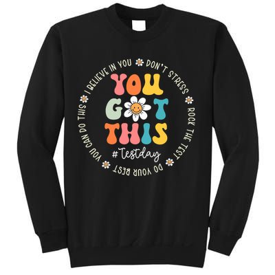 Test Day Rock The Test Teacher Testing Day You Got This Sweatshirt