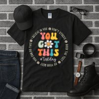 Test Day Rock The Test Teacher Testing Day You Got This Tall T-Shirt