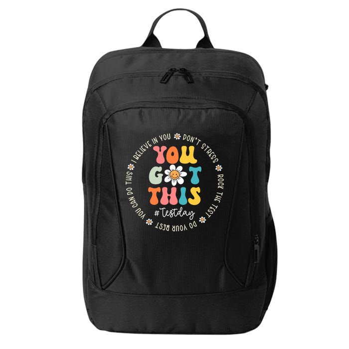 Test Day Rock The Test Teacher Testing Day You Got This City Backpack