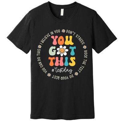 Test Day Rock The Test Teacher Testing Day You Got This Premium T-Shirt