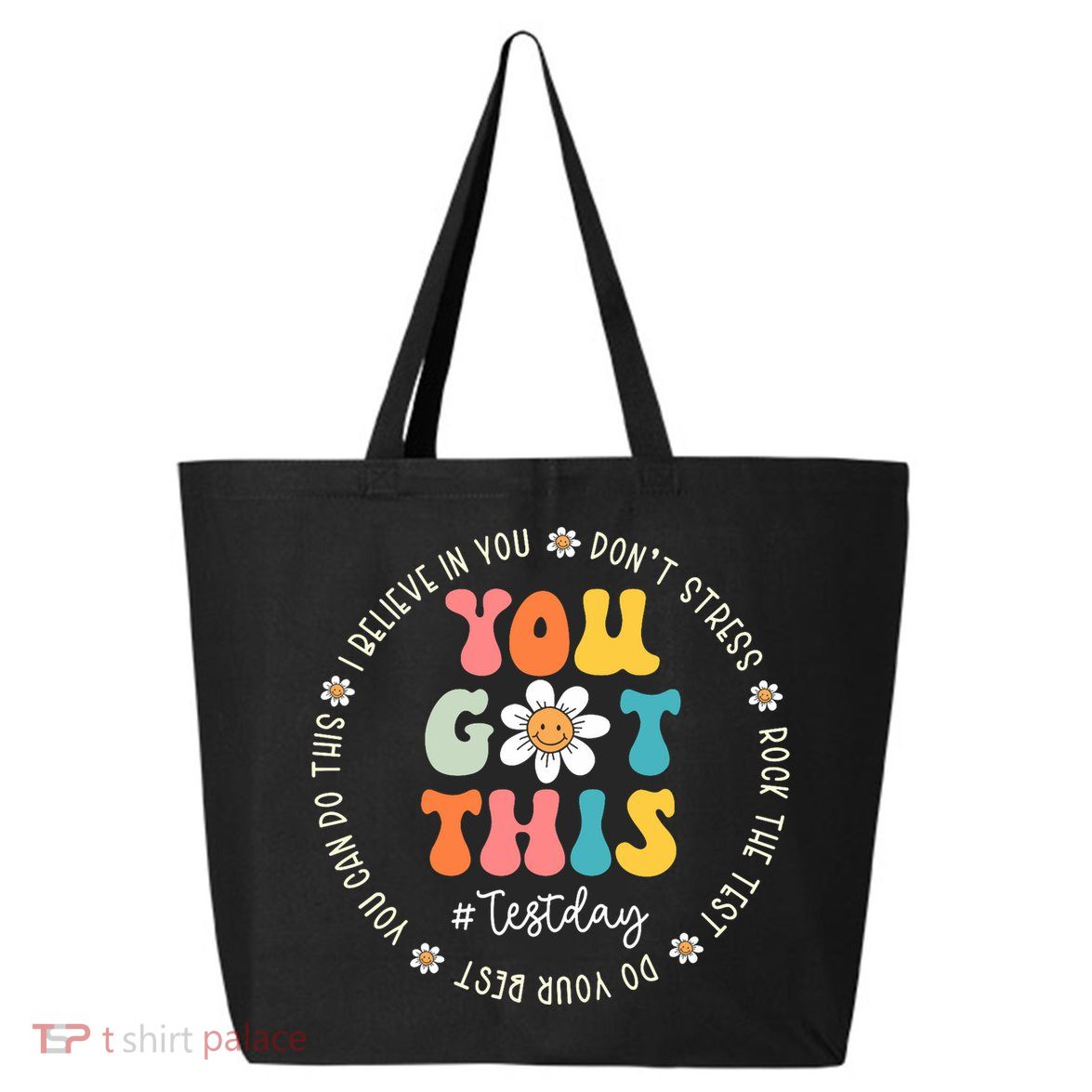 Test Day Rock The Test Teacher Testing Day You Got This 25L Jumbo Tote
