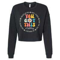 Test Day Rock The Test Teacher Testing Day You Got This Cropped Pullover Crew