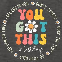 Test Day Rock The Test Teacher Testing Day You Got This Vector Backpack