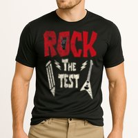 Test Day Rock The Funny Rock Teacher Student Testing Exam Performance Shirt