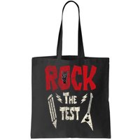 Test Day Rock The Funny Rock Teacher Student Testing Exam Bag