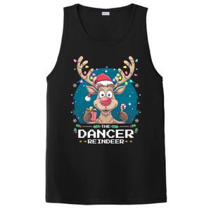 The Dancer Reindeer Christmas Matching Family Funny Gift PosiCharge Competitor Tank