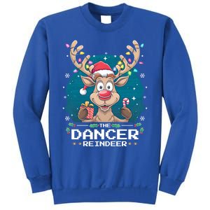 The Dancer Reindeer Christmas Matching Family Funny Gift Sweatshirt