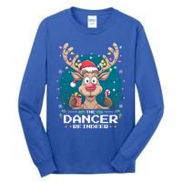 The Dancer Reindeer Christmas Matching Family Funny Gift Tall Long Sleeve T-Shirt