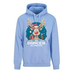 The Dancer Reindeer Christmas Matching Family Funny Gift Unisex Surf Hoodie