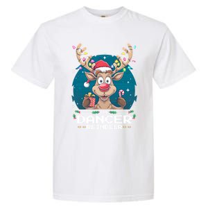 The Dancer Reindeer Christmas Matching Family Funny Gift Garment-Dyed Heavyweight T-Shirt