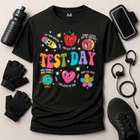 Test Day Rock The Test Testing Day Motivational Teacher Performance Shirt