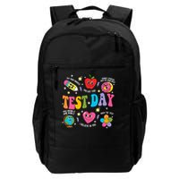 Test Day Rock The Test Testing Day Motivational Teacher Backpack