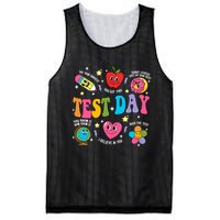Test Day Rock The Test Testing Day Motivational Teacher Mesh Reversible Basketball Jersey Tank
