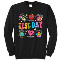 Test Day Rock The Test Testing Day Motivational Teacher Tall Sweatshirt