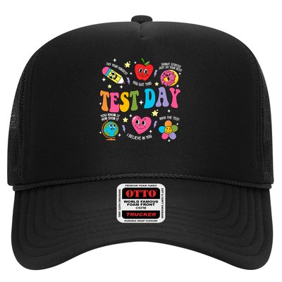Test Day Rock The Test Testing Day Motivational Teacher Trucker Hat