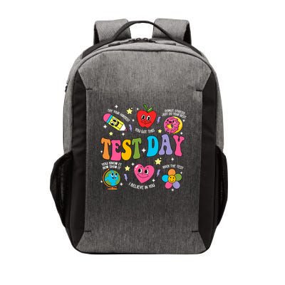 Test Day Rock The Test Testing Day Motivational Teacher Vector Backpack