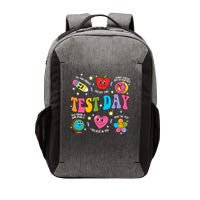 Test Day Rock The Test Testing Day Motivational Teacher Vector Backpack