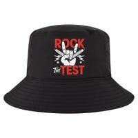 Testing Day Rock The Test Rock Music Teacher Student Cool Comfort Performance Bucket Hat