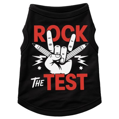 Testing Day Rock The Test Rock Music Teacher Student Doggie Tank