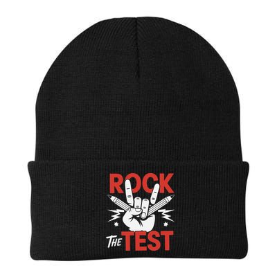 Testing Day Rock The Test Rock Music Teacher Student Beanie