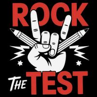 Testing Day Rock The Test Rock Music Teacher Student Flatbill Hat