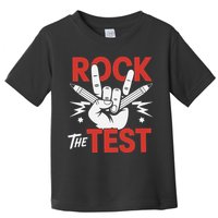 Testing Day Rock The Test Rock Music Teacher Student Toddler T-Shirt