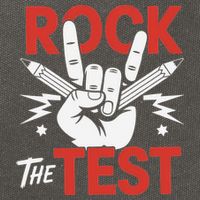 Testing Day Rock The Test Rock Music Teacher Student Cotton Canvas Backpack