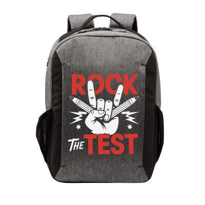 Testing Day Rock The Test Rock Music Teacher Student Vector Backpack