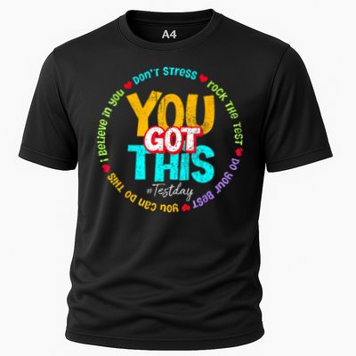 Test Day Rock The Test Teacher Testing Day You Got This Family Girl Performance Shirt