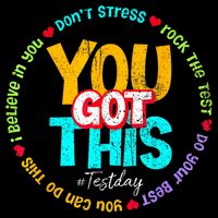 Test Day Rock The Test Teacher Testing Day You Got This Family Girl 16 in Basic Backpack