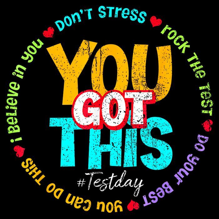 Test Day Rock The Test Teacher Testing Day You Got This Family Girl 16 in Basic Backpack