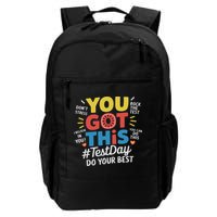 Test Day Rock The Test You Got This Teacher Test Testing Day Backpack