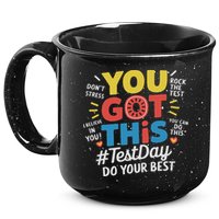 Test Day Rock The Test You Got This Teacher Test Testing Day 15oz Campfire Ceramic Mug