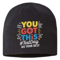 Test Day Rock The Test You Got This Teacher Test Testing Day Sustainable Beanie