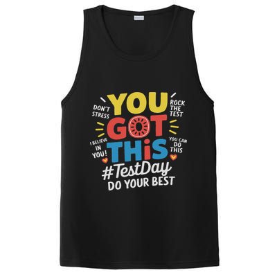 Test Day Rock The Test You Got This Teacher Test Testing Day PosiCharge Competitor Tank