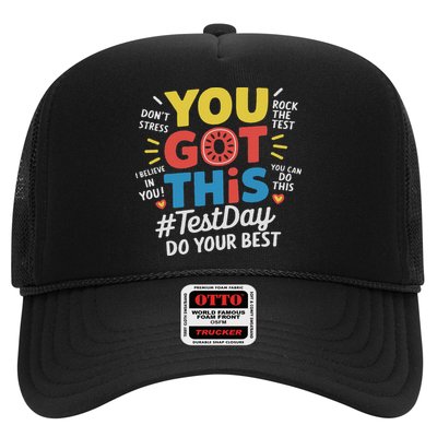 Test Day Rock The Test You Got This Teacher Test Testing Day Trucker Hat