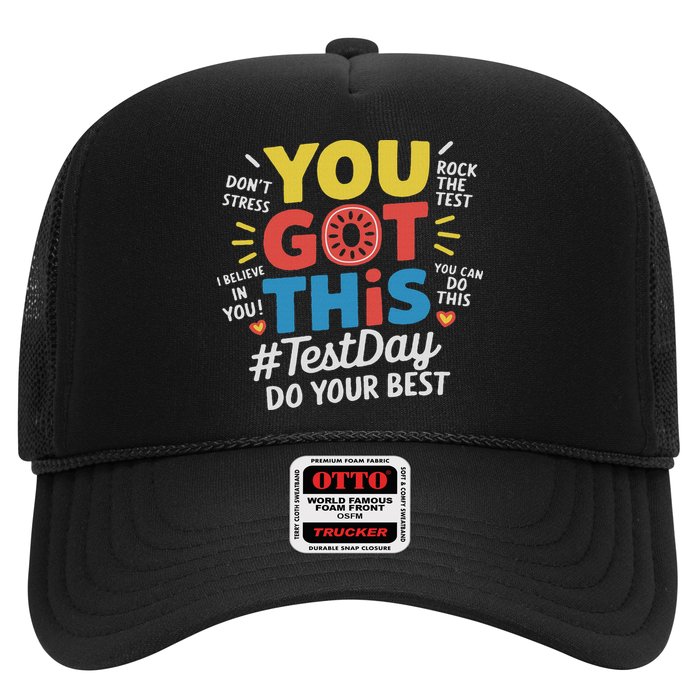 Test Day Rock The Test You Got This Teacher Test Testing Day Trucker Hat